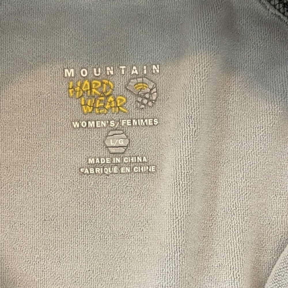 Mountain HardWear Raw Hem Distressed Zip Up Mock Collar Jacket - Picture 7 of 9